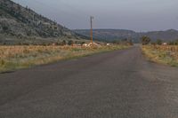 Rural Road in Antonito, Colorado at Dawn 001