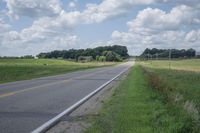 Rural Road in Bancroft, Iowa: Smooth Asphalt Surface