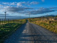 Rural Road at the Break of Day: Gravel and Dirt Streets