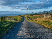 Rural Road at the Break of Day: Gravel and Dirt Streets