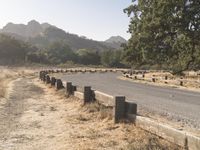 Rural Road in California: A Journey Through the Mountain Landscape