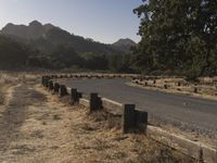 Rural Road in California: A Journey Through the Mountain Landscape