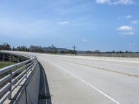 Rural Road in California, USA: Clear Sky