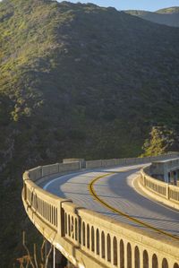 Rural Road: Concrete Bridge Spanning the Landscape