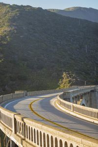 Rural Road: Concrete Bridge Spanning the Landscape
