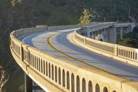 Rural Road: Concrete Bridge Spanning the Landscape