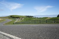 Rural Road in the Countryside on a Sunny Spring Day
