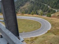 Rural Road in Europe: Nature Scenery