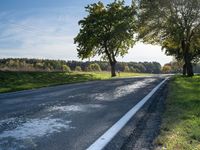 Rural Road in Germany Autumn Landscape 002