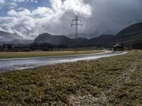 Scenic rural road in Germany