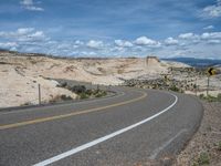 Rural Road in the Head of the Rocks, Utah