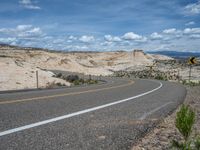 Rural Road in the Head of the Rocks, Utah