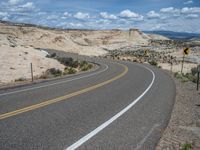 Rural Road in the Head of the Rocks, Utah