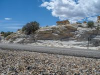 Rural Road in Head of the Rocks, Utah