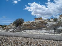 Rural Road in Head of the Rocks, Utah