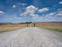 Rural Road in Italy's Tuscany