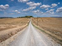 Rural Road in Italy's Tuscany