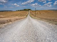 Rural Road in Italy's Tuscany