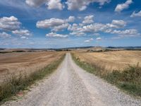 Rural Road in Italy's Tuscany