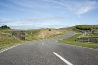 Rural Road Landscape: A Cloudy Day Escape