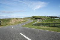 Rural Road Landscape: A Cloudy Day Escape