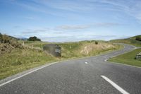 Rural Road Landscape: A Cloudy Day Escape