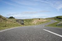 Rural Road Landscape: A Cloudy Day Escape