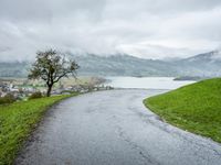 A Rural Road in the Landscape View