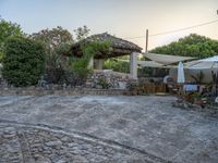 Rural Road in Majorca, Spain at Break of Day