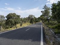 Rural Road in Mallorca, Spain Landscape