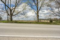 Rural Road in Ontario, Canada with Lush Vegetation