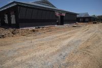 Rural Road in Open Space with Clear Sky 002