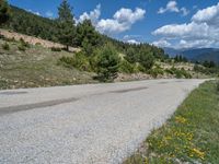 A Rural Road Through the Pyrenees in Spain: Captivating Landscape