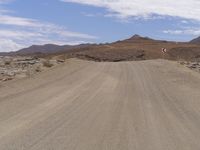 Rural Road in South Africa: Mountain View on the Horizon