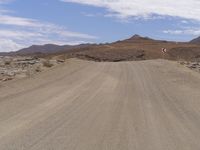 Rural Road in South Africa: Mountain View on the Horizon