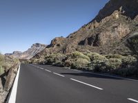 Rural Road in Tenerife: A Clear Sky Above