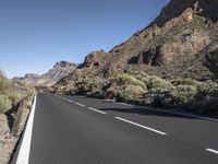 Rural Road in Tenerife: A Clear Sky Above