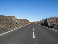 Rural Road in Tenerife, Spain