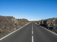 Rural Road in Tenerife, Spain