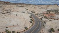 Rural Road in Utah: High Rock Landscape View