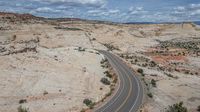 Rural Road in Utah: High Rock Landscape View