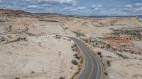 Rural Road in Utah: High Rock Landscape View