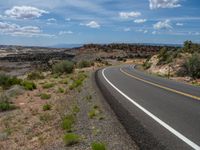 A Rural Road in Utah: Surrounded by Picturesque Landscape