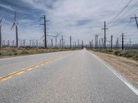 Rural Roads in California: Asphalt Pathway in the Desert