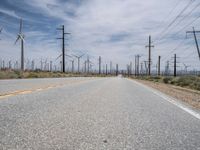 Rural Roads in California: Asphalt Pathway in the Desert