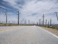 Rural Roads in California: Asphalt Pathway in the Desert