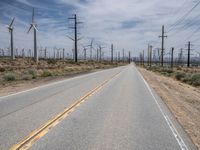 Rural Roads in California: Asphalt Pathway in the Desert