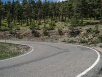 Rural Spain: Asphalt Road Through Stunning Landscape