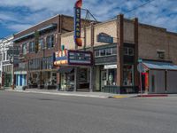 Charming Rural Town in Utah: Cloudy Day Shopping