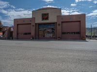 Charming Rural Town in Utah: A Road Lined with Architecture